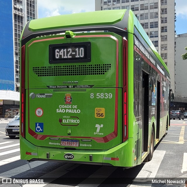 Auto Viação Transcap >> Auto Bless Transportes 8 5839 na cidade de São Paulo, São Paulo, Brasil, por Michel Nowacki. Número da foto: #12820092.