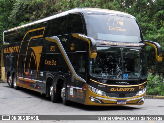 Auto Viação Gadotti 9011 na cidade de São Paulo, São Paulo, Brasil, por Gabriel Oliveira Caldas da Nobrega. Número da foto: #12817708.