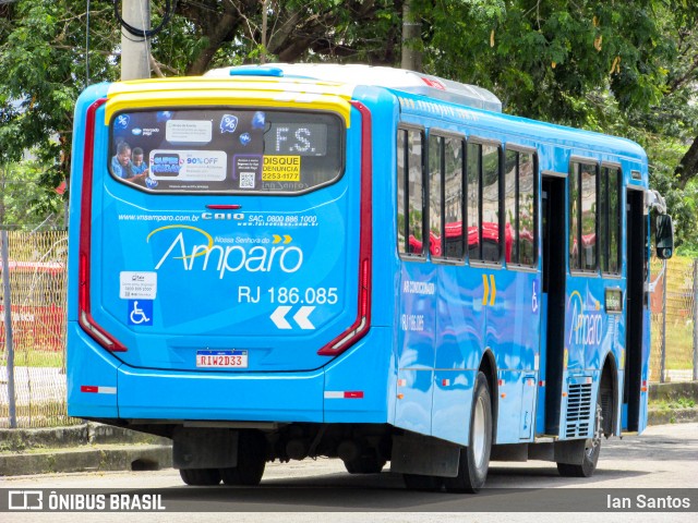 Viação Nossa Senhora do Amparo RJ 186.085 na cidade de Niterói, Rio de Janeiro, Brasil, por Ian Santos. Número da foto: #12817629.