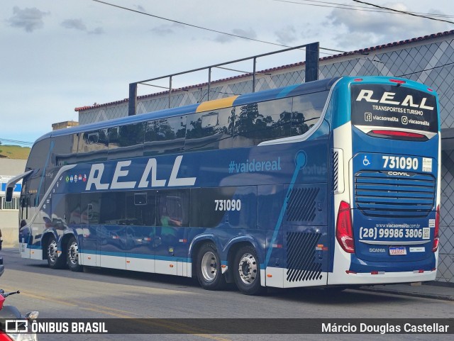 Viação Real Ita 731090 na cidade de Alegre, Espírito Santo, Brasil, por Márcio Douglas Castellar. Número da foto: #12818679.