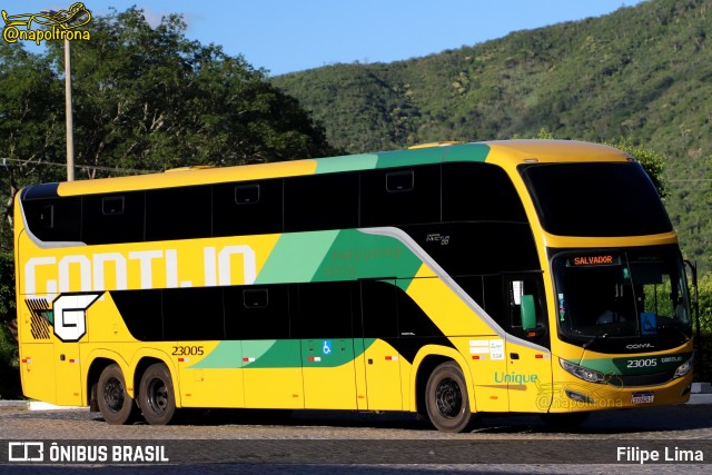 Empresa Gontijo de Transportes 23005 na cidade de Jequié, Bahia, Brasil, por Filipe Lima. Número da foto: #12820043.