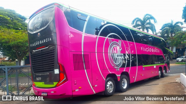 Viação Garcia 86019 na cidade de Maringá, Paraná, Brasil, por João Vitor Bezerra Destefani. Número da foto: #12817699.