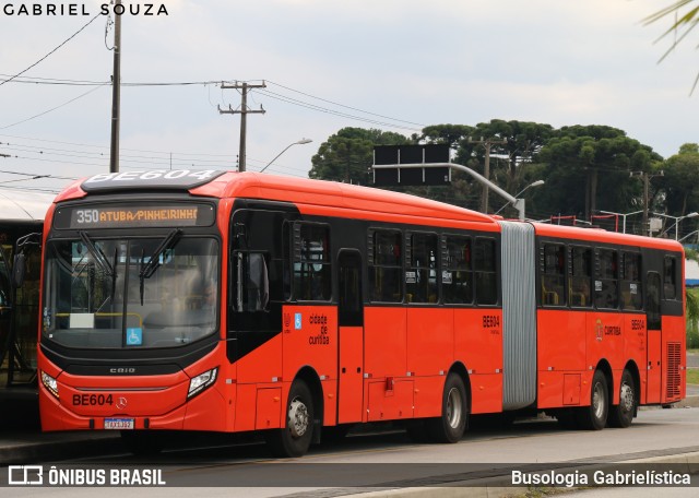 Transporte Coletivo Glória BE604 na cidade de Curitiba, Paraná, Brasil, por Busologia Gabrielística. Número da foto: #12820146.