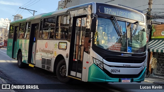 Auto Viação Urubupungá 00214 na cidade de Osasco, São Paulo, Brasil, por Lucas Kevin. Número da foto: #12817446.