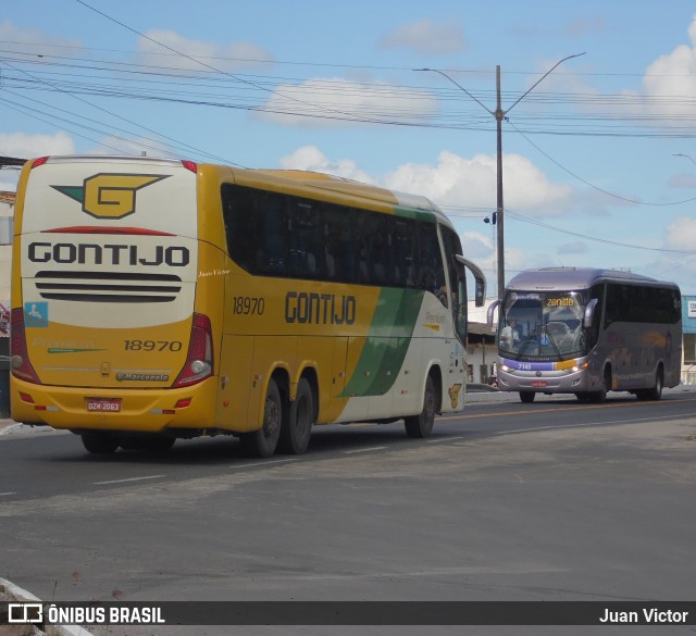 Empresa Gontijo de Transportes 18970 na cidade de Eunápolis, Bahia, Brasil, por Juan Victor. Número da foto: #12818417.