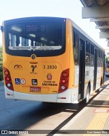 Viação Metrópole Paulista - Zona Leste 3 2830 na cidade de São Paulo, São Paulo, Brasil, por Davi Santos Silva. Número da foto: #12817551.