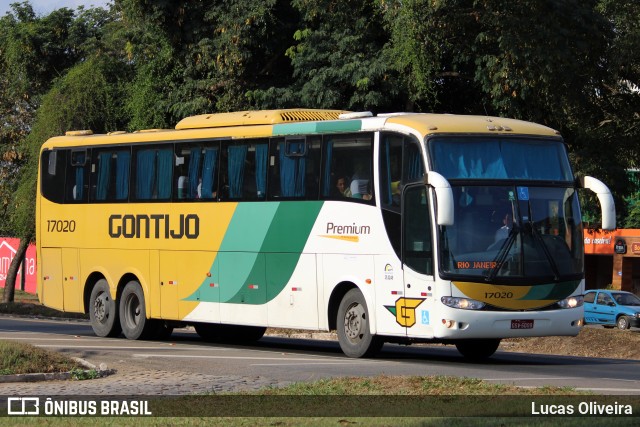 Empresa Gontijo de Transportes 17020 na cidade de Muriaé, Minas Gerais, Brasil, por Lucas Oliveira. Número da foto: #12821511.