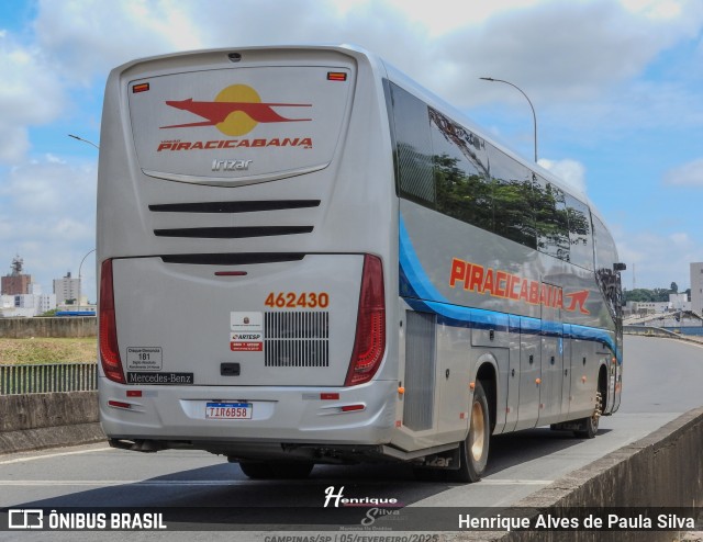 Viação Piracicabana 462430 na cidade de Campinas, São Paulo, Brasil, por Henrique Alves de Paula Silva. Número da foto: #12821361.