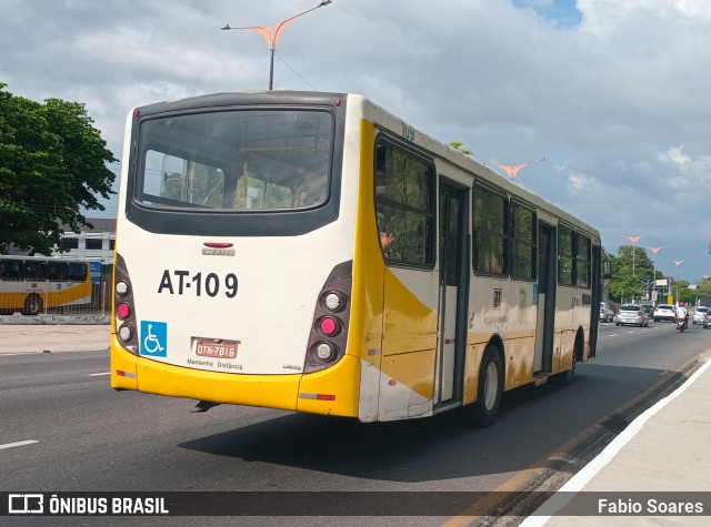 Empresa de Transportes Nova Marambaia AT-109 na cidade de Belém, Pará, Brasil, por Fabio Soares. Número da foto: #12821041.