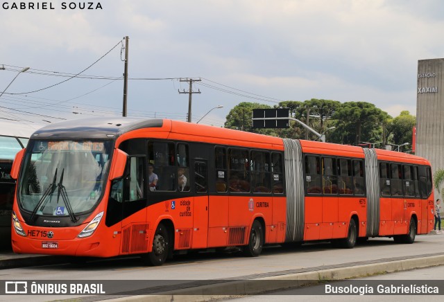 Auto Viação Redentor HE715 na cidade de Curitiba, Paraná, Brasil, por Busologia Gabrielística. Número da foto: #12820508.