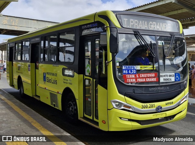 Víper Transportes 300.281 na cidade de São Luís, Maranhão, Brasil, por Madyson Almeida. Número da foto: #12821756.