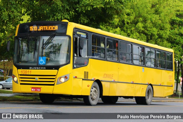 Gidion Transporte e Turismo 10811 na cidade de Joinville, Santa Catarina, Brasil, por Paulo Henrique Pereira Borges. Número da foto: #12822020.