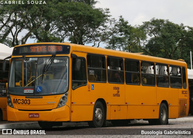 Auto Viação Mercês MC303 na cidade de Curitiba, Paraná, Brasil, por Busologia Gabrielística. Número da foto: #12820503.