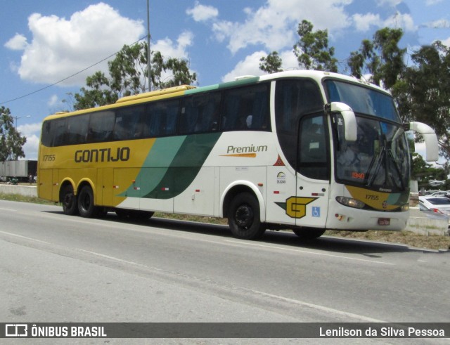 Empresa Gontijo de Transportes 17155 na cidade de Caruaru, Pernambuco, Brasil, por Lenilson da Silva Pessoa. Número da foto: #12821984.