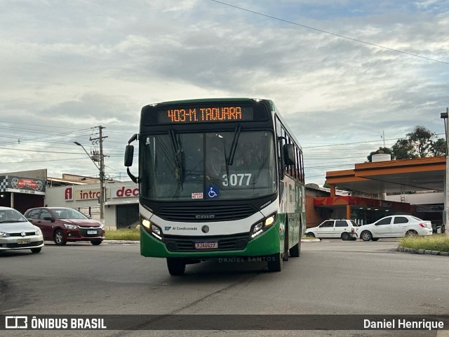 Expresso Caribus Transportes 3077 na cidade de Cuiabá, Mato Grosso, Brasil, por Daniel Henrique. Número da foto: #12820672.