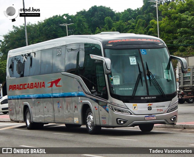 Viação Piracicabana 7124 na cidade de Barueri, São Paulo, Brasil, por Tadeu Vasconcelos. Número da foto: #12821083.