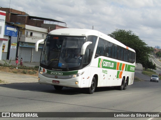 Empresa Gontijo de Transportes 21330 na cidade de Caruaru, Pernambuco, Brasil, por Lenilson da Silva Pessoa. Número da foto: #12821936.