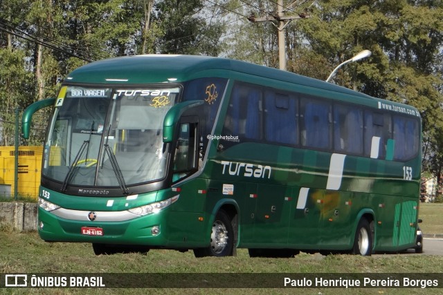 Tursan - Turismo Santo André 153 na cidade de Resende, Rio de Janeiro, Brasil, por Paulo Henrique Pereira Borges. Número da foto: #12822025.