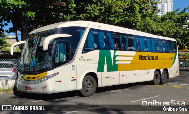 Viação Nacional 18630 na cidade de Salvador, Bahia, Brasil, por Ônibus Ssa. Número da foto: #12822643.