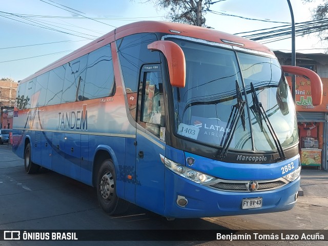 Tandem 2882 na cidade de Estación Central, Santiago, Metropolitana de Santiago, Chile, por Benjamín Tomás Lazo Acuña. Número da foto: #12820724.