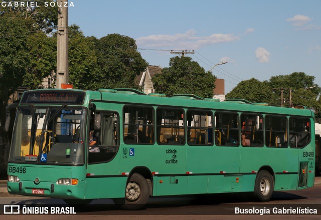 Transporte Coletivo Glória BB498 na cidade de Curitiba, Paraná, Brasil, por Busologia Gabrielística. Número da foto: #12820515.
