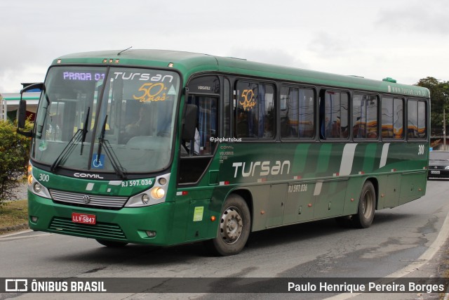 Tursan - Turismo Santo André 300 na cidade de Resende, Rio de Janeiro, Brasil, por Paulo Henrique Pereira Borges. Número da foto: #12822032.
