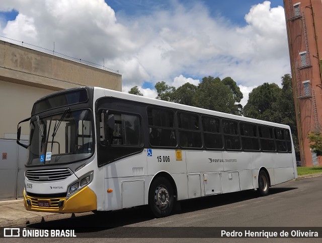 Pontual Sul Transporte e Turismo 15 006 na cidade de Botucatu, São Paulo, Brasil, por Pedro Henrique de Oliveira. Número da foto: #12820883.