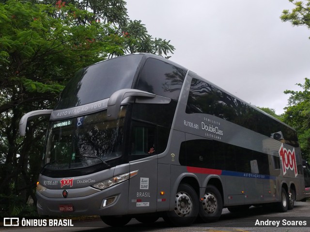 Auto Viação 1001 RJ 108.681 na cidade de São Paulo, São Paulo, Brasil, por Andrey Soares. Número da foto: #12821569.