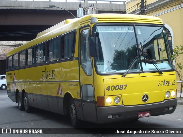 Viação Itapemirim 40087 na cidade de Rio de Janeiro, Rio de Janeiro, Brasil, por José Augusto de Souza Oliveira. Número da foto: #12822408.