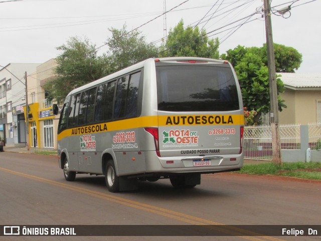 Auto Escola Rota Oeste BAG0F80 na cidade de Santa Helena, Paraná, Brasil, por Felipe  Dn. Número da foto: #12822529.