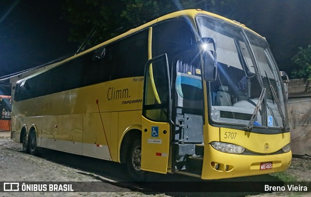 Viação Itapemirim 5707 na cidade de Campos dos Goytacazes, Rio de Janeiro, Brasil, por Breno Vieira. Número da foto: #12822478.
