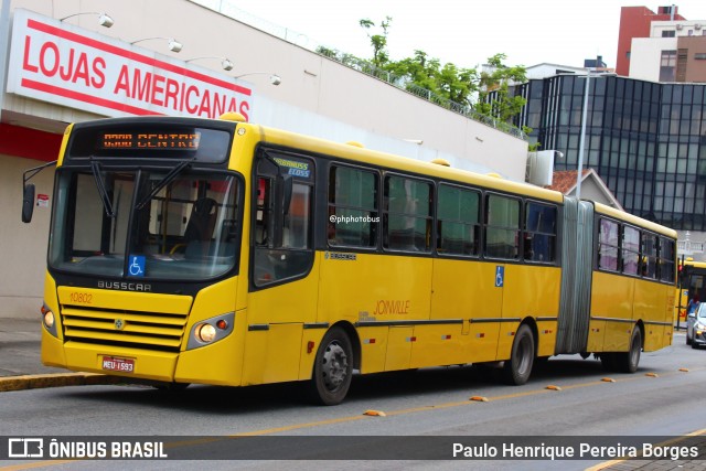 Gidion Transporte e Turismo 10802 na cidade de Joinville, Santa Catarina, Brasil, por Paulo Henrique Pereira Borges. Número da foto: #12822008.