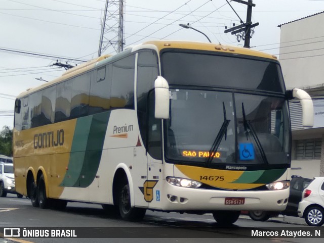 Empresa Gontijo de Transportes 14675 na cidade de Linhares, Espírito Santo, Brasil, por Marcos Ataydes. N. Número da foto: #12821716.