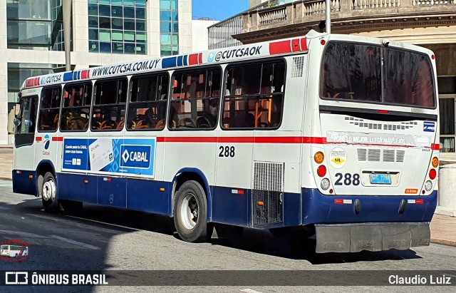 CUTCSA - Companhia Uruguaia de Transporte Coletivo 288 na cidade de Montevideo, Montevideo, Uruguai, por Claudio Luiz. Número da foto: #12824098.