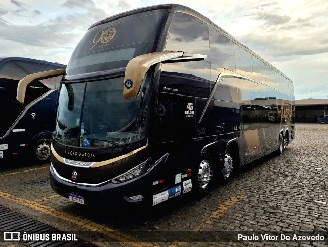 Viação Garcia 96001 na cidade de Franca, São Paulo, Brasil, por Paulo Vitor De Azevedo. Número da foto: #12824705.
