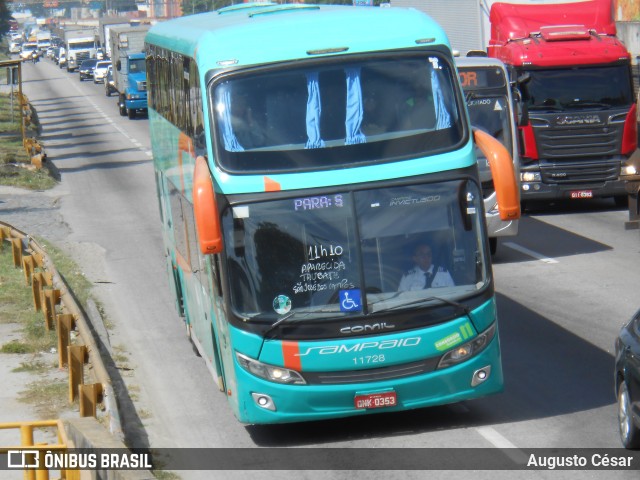Viação Sampaio 11728 na cidade de Nova Iguaçu, Rio de Janeiro, Brasil, por Augusto César. Número da foto: #12823478.
