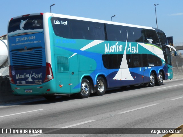 Marlim Azul Turismo 1717 na cidade de Nova Iguaçu, Rio de Janeiro, Brasil, por Augusto César. Número da foto: #12823498.
