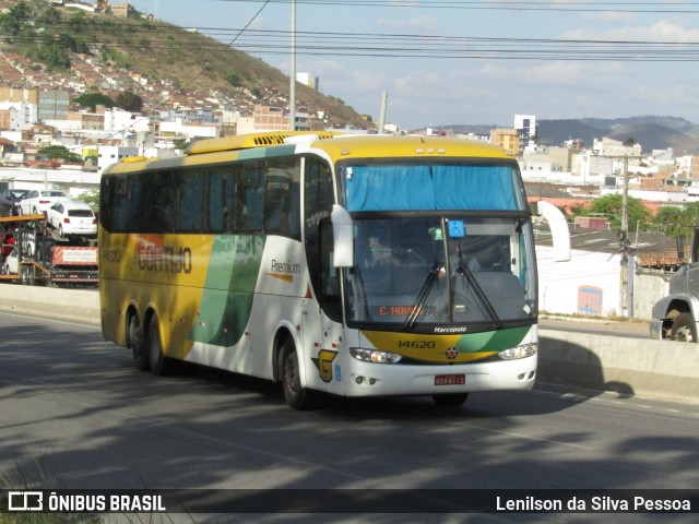 Empresa Gontijo de Transportes 14620 na cidade de Caruaru, Pernambuco, Brasil, por Lenilson da Silva Pessoa. Número da foto: #12824418.