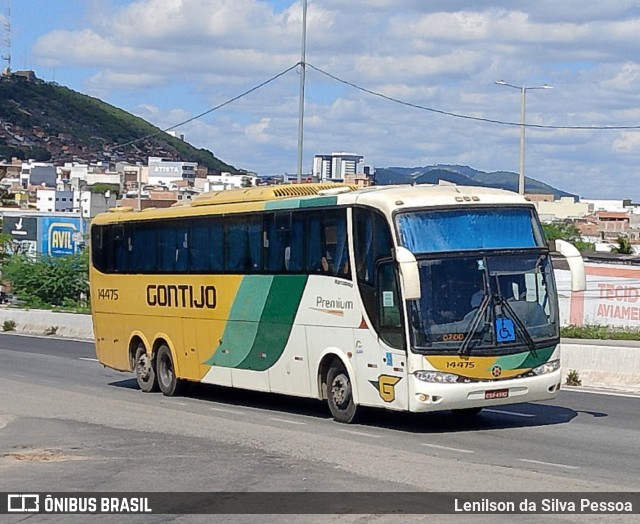 Empresa Gontijo de Transportes 14475 na cidade de Caruaru, Pernambuco, Brasil, por Lenilson da Silva Pessoa. Número da foto: #12824166.