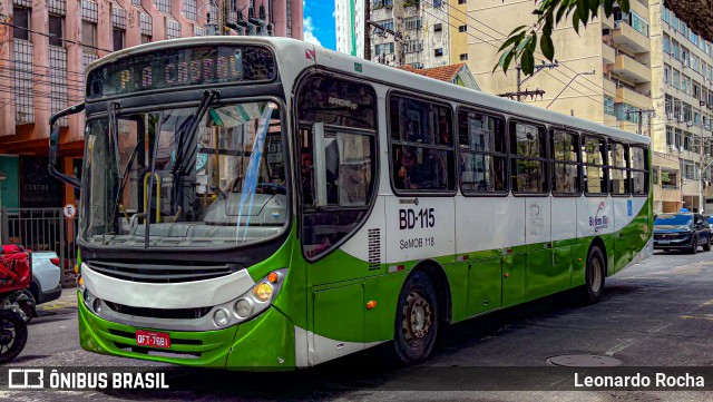 Belém Rio Transportes BD-115 na cidade de Belém, Pará, Brasil, por Leonardo Rocha. Número da foto: #12823540.