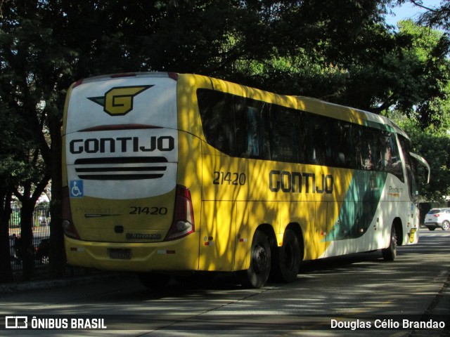 Empresa Gontijo de Transportes 21420 na cidade de São Paulo, São Paulo, Brasil, por Douglas Célio Brandao. Número da foto: #12824753.