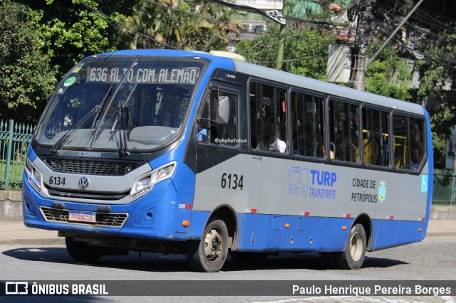 Turb Petrópolis > Turp -Transporte Urbano de Petrópolis 6134 na cidade de Petrópolis, Rio de Janeiro, Brasil, por Paulo Henrique Pereira Borges. Número da foto: #12823462.