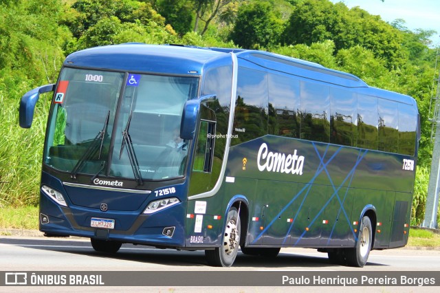 Viação Cometa 721518 na cidade de Três Rios, Rio de Janeiro, Brasil, por Paulo Henrique Pereira Borges. Número da foto: #12823500.
