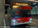 Buses Omega 7056 na cidade de La Cisterna, Santiago, Metropolitana de Santiago, Chile, por Benjamín Tomás Lazo Acuña. Número da foto: #12822952.