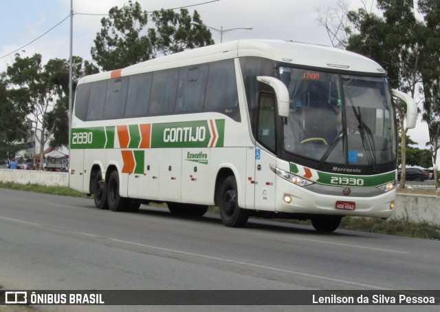 Empresa Gontijo de Transportes 21330 na cidade de Caruaru, Pernambuco, Brasil, por Lenilson da Silva Pessoa. Número da foto: #12826227.