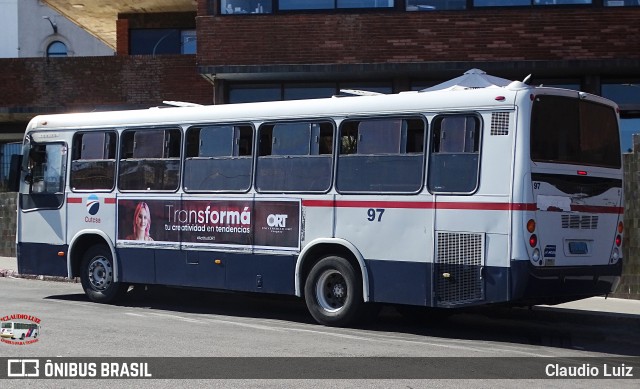 CUTCSA - Companhia Uruguaia de Transporte Coletivo 097 na cidade de Montevideo, Montevideo, Uruguai, por Claudio Luiz. Número da foto: #12826868.