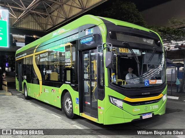 Viação Metrópole Paulista - Zona Leste 3 1788 na cidade de São Paulo, São Paulo, Brasil, por William Bispo da Silva. Número da foto: #12825269.
