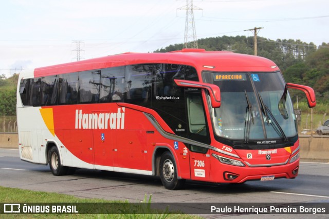Expresso Itamarati 7306 na cidade de Aparecida, São Paulo, Brasil, por Paulo Henrique Pereira Borges. Número da foto: #12826870.