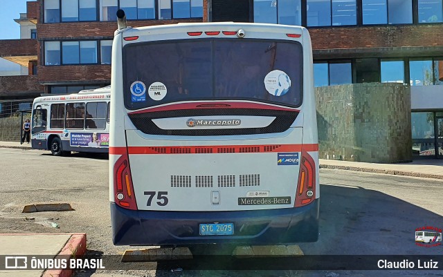 CUTCSA - Companhia Uruguaia de Transporte Coletivo 75 na cidade de Montevideo, Montevideo, Uruguai, por Claudio Luiz. Número da foto: #12826878.
