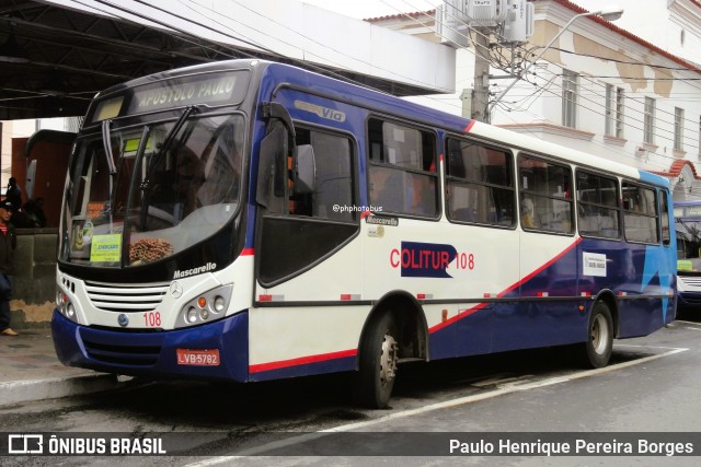 Colitur Transportes Rodoviários 108 na cidade de Barra Mansa, Rio de Janeiro, Brasil, por Paulo Henrique Pereira Borges. Número da foto: #12826951.